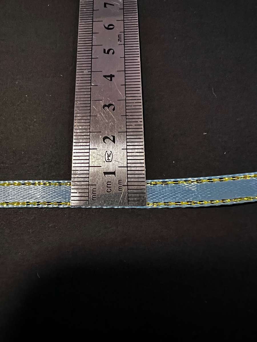 Assorted trims - ribbon (turquoise and silver), trim (purple)