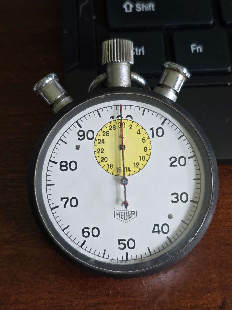 HEUER STOPWATCH-in working order