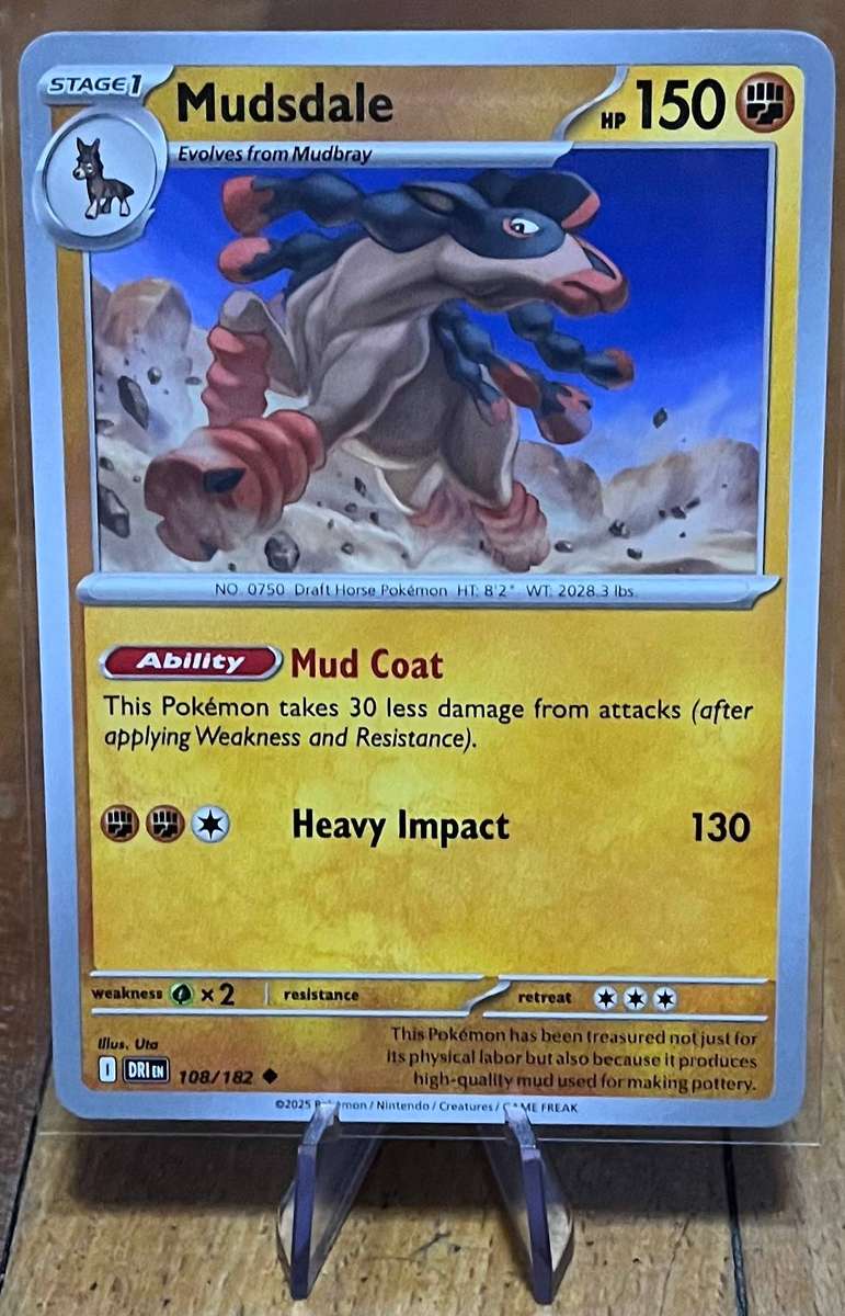 Pokémon Mudsdale 108/182  Destined Rivals  Normal