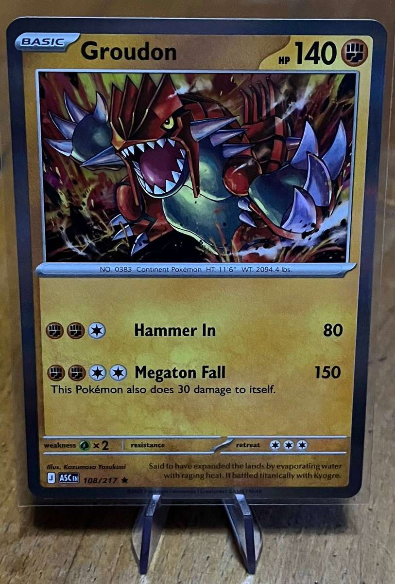 Pokémon Groudon 108/217  Ascended Heroes - Holo
