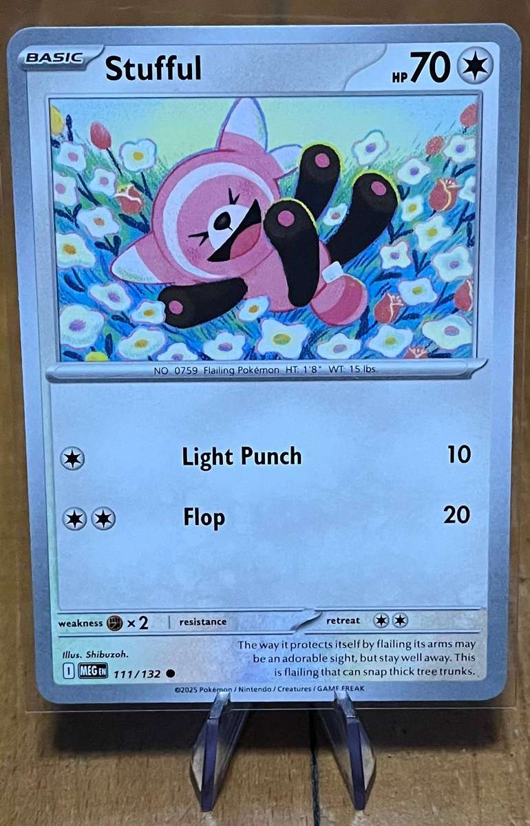 Pokémon Stufful 111/132  Mega Evolution  Normal