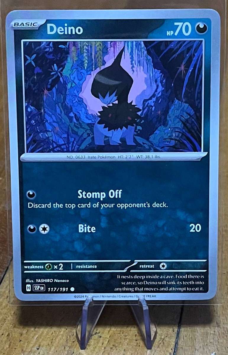 Pokémon Deino 117/191  Surging Sparks  Normal