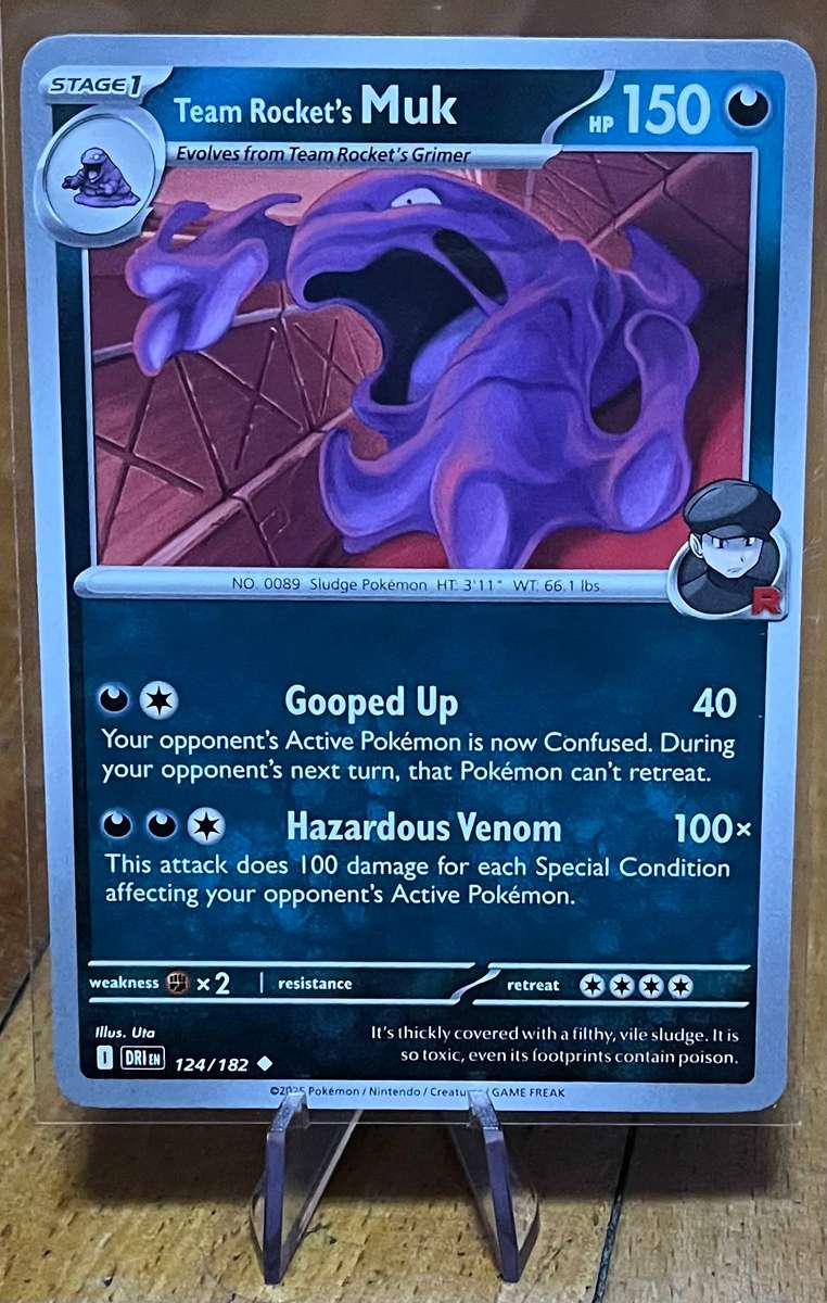 Pokémon Team Rocket's Muk 124/182  Destined Rivals  Normal
