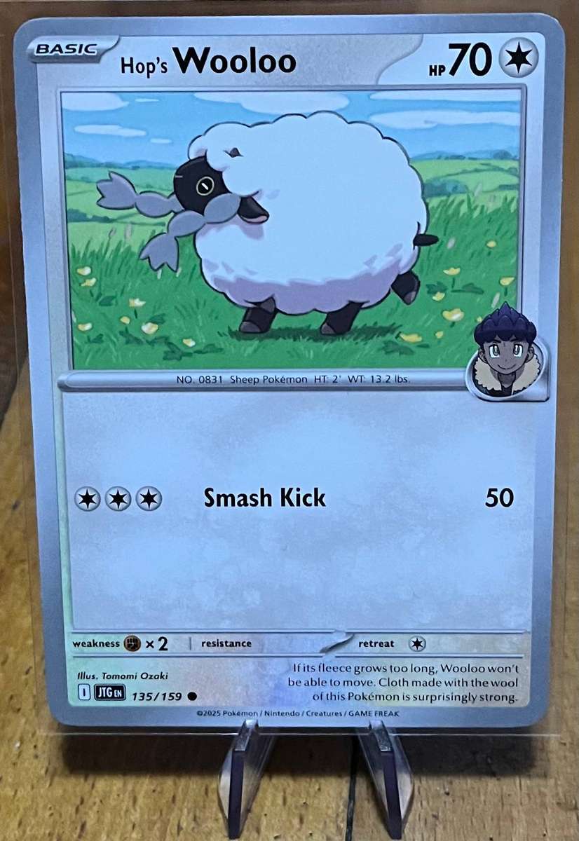 Pokémon Hop's Wooloo 135/159  Journey Together  Normal