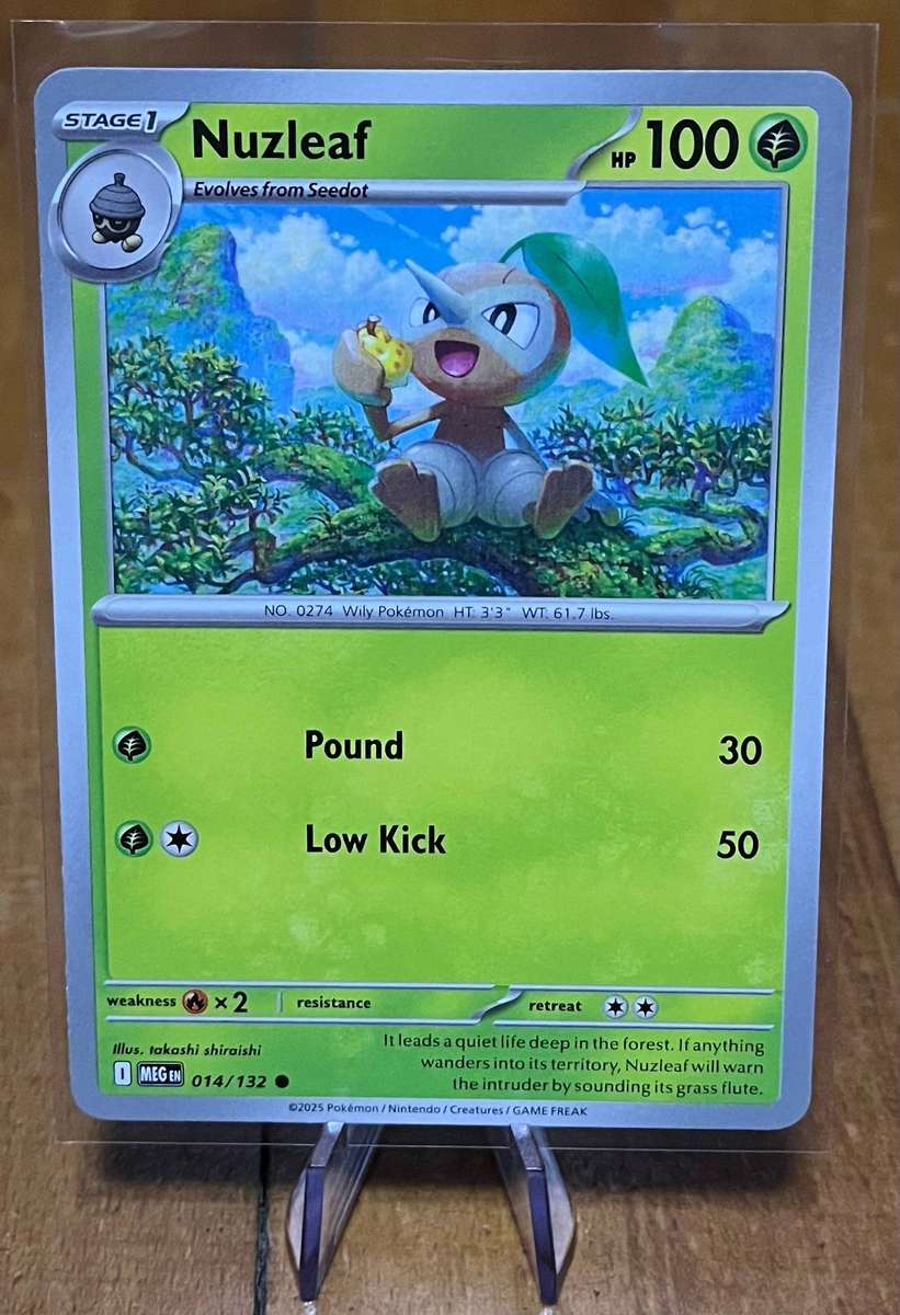 Pokémon Nuzleaf 14/132  Mega Evolution  Normal