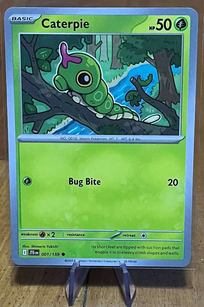 Pokémon Caterpie 1/159  Journey Together  Normal
