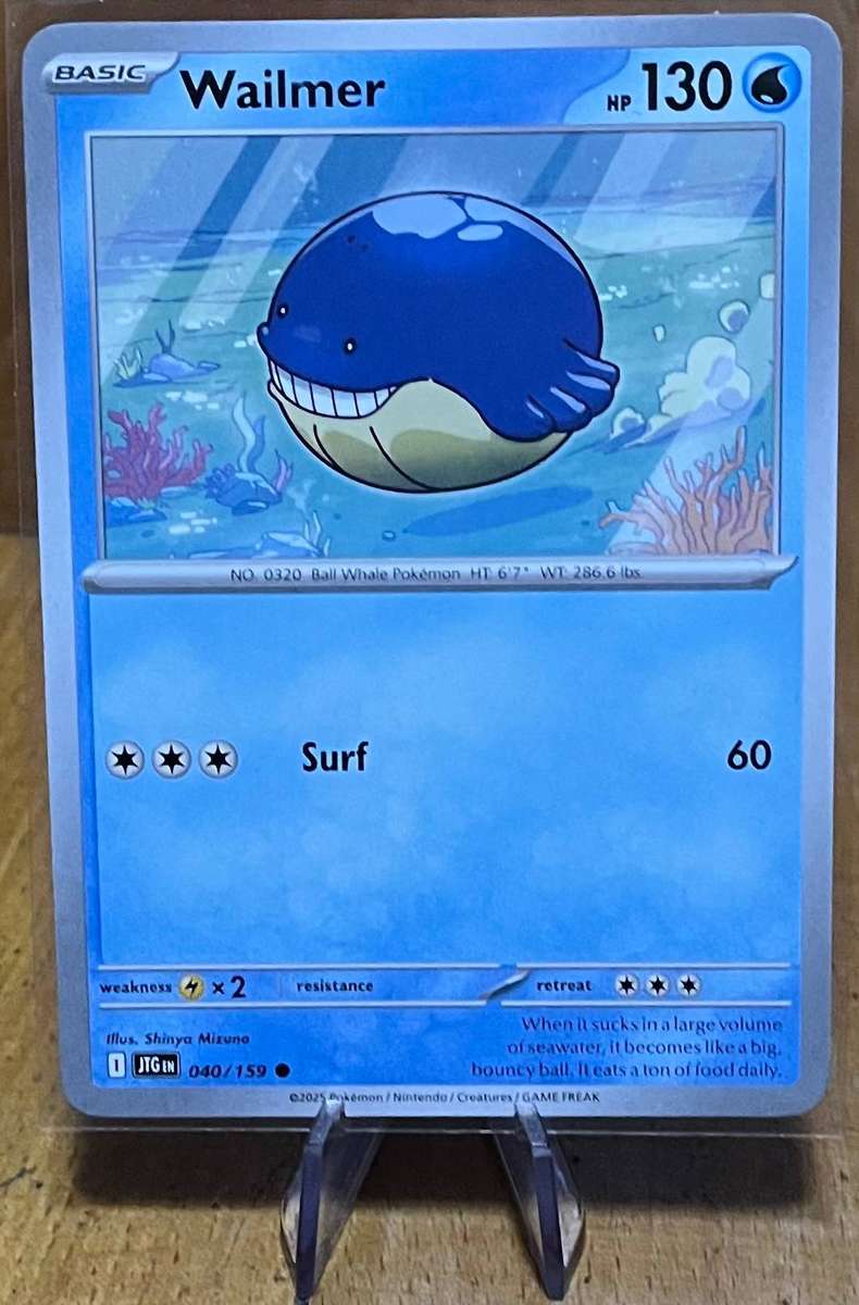 Pokémon Wailmer 40/159  Journey Together  Normal