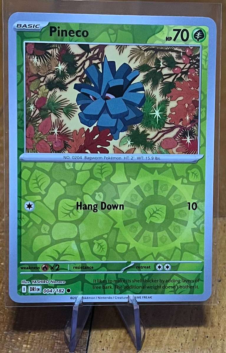 Pokémon Pineco 4/182  Destined Rivals  Reverse Holo