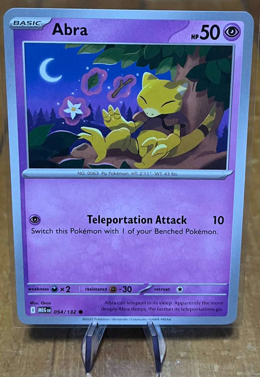 Pokémon Abra 54/132  Mega Evolution  Normal