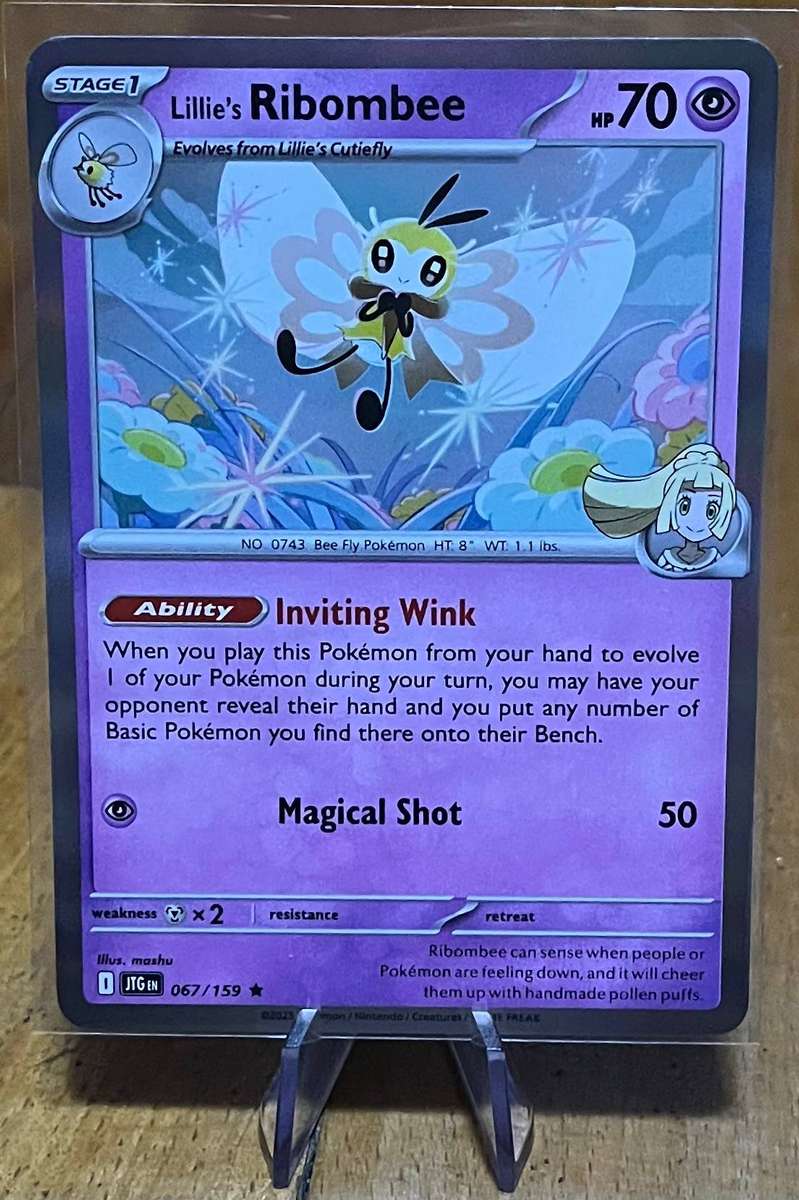 Pokémon Lillie's Ribombee 67/159  Journey Together  Holo