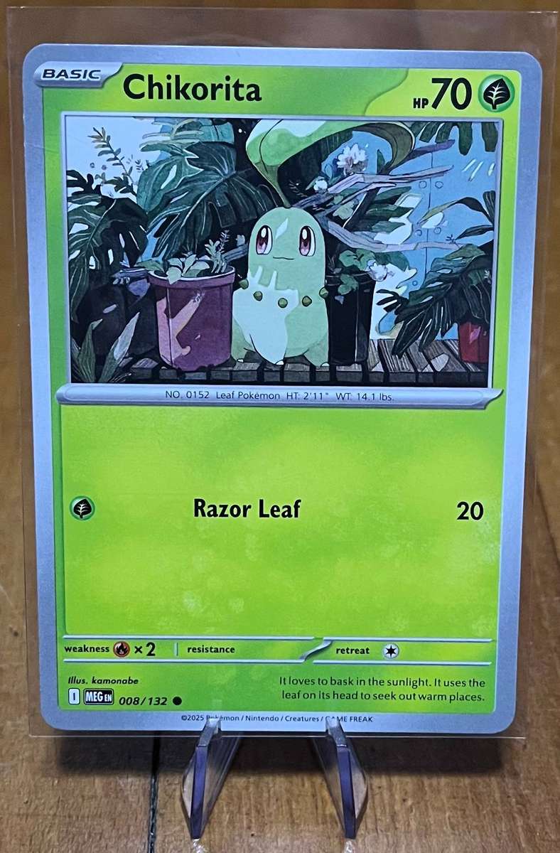 Pokémon Chikorita 8/132  Mega Evolution  Normal