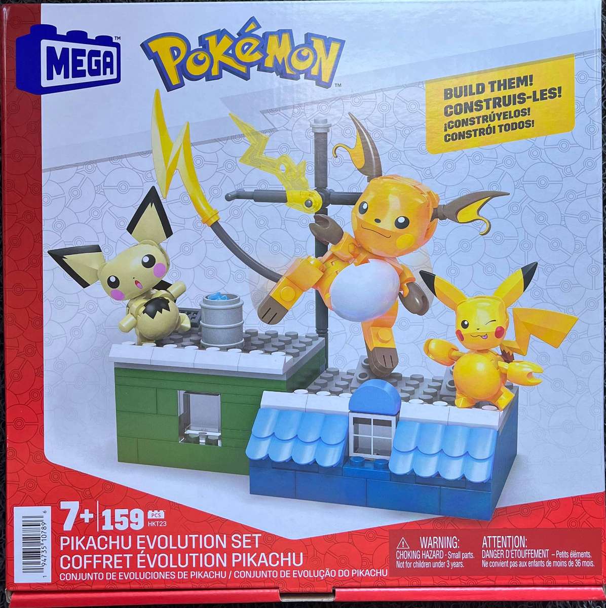 MEGA Bloks Pokémon  Pikachu Evolution Set HKT23