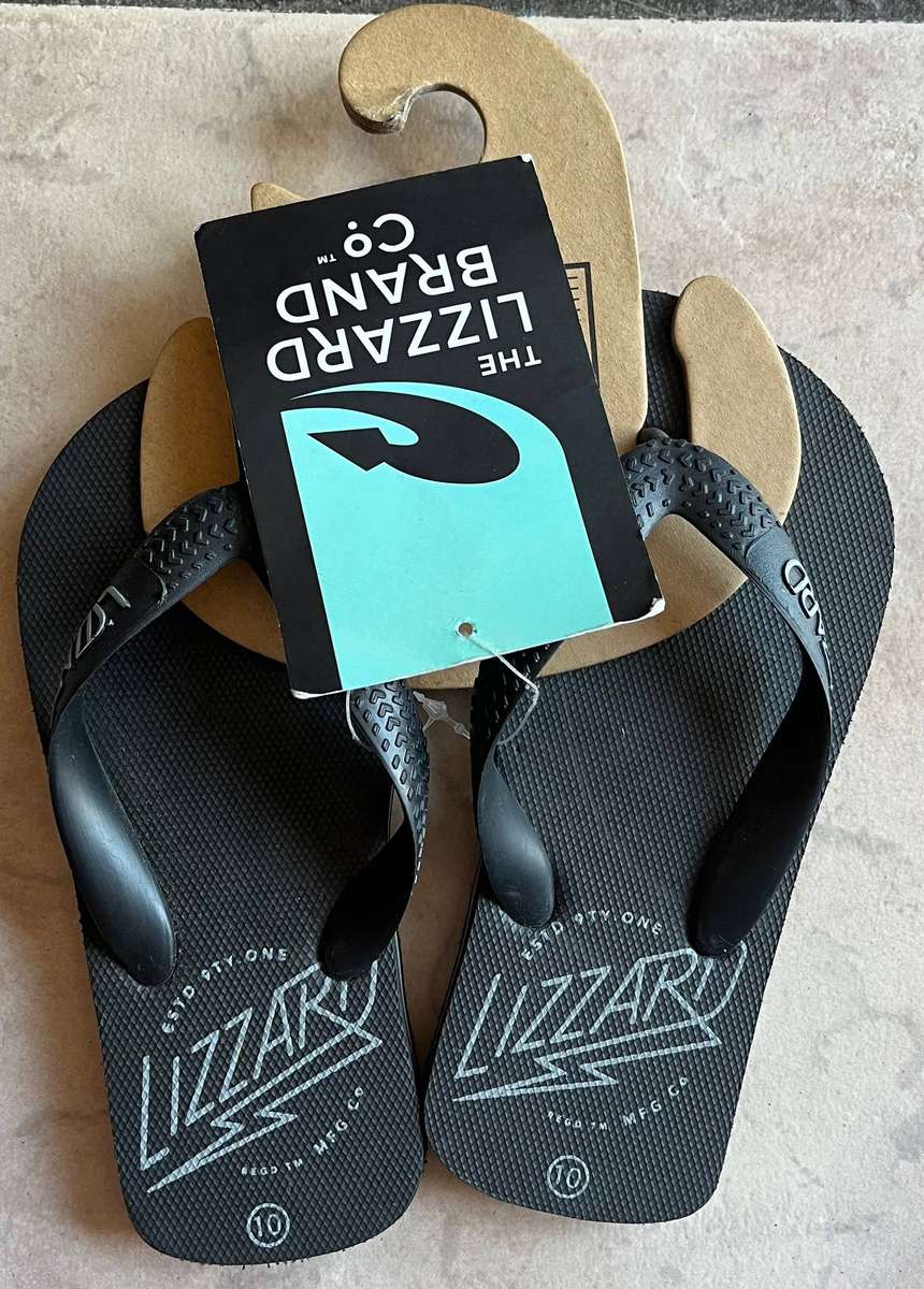 Toddler Lizzard Flip Flops  Size 10