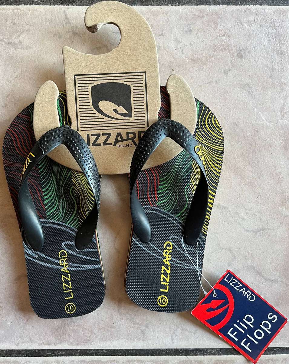 Toddler Lizzard Flip Flops  Size 10