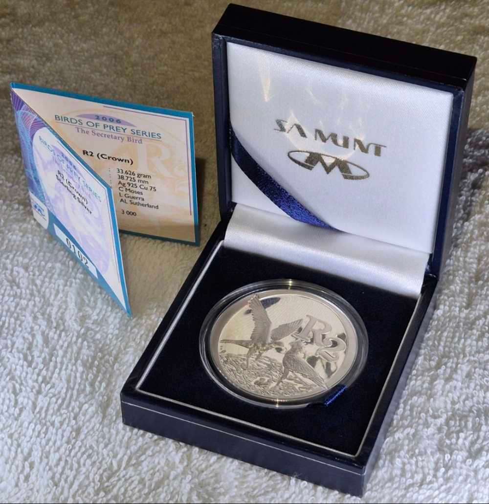 2009 Birds of Prey - The Sanctuary Bird 1oz South African R2 Proof Coin