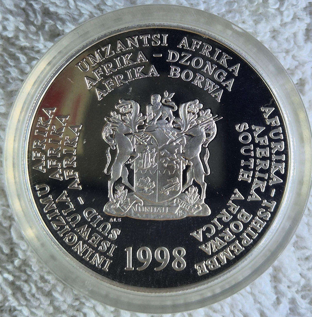 1998 Marine Series - Jackass Penguin 1oz Silver R2 coin