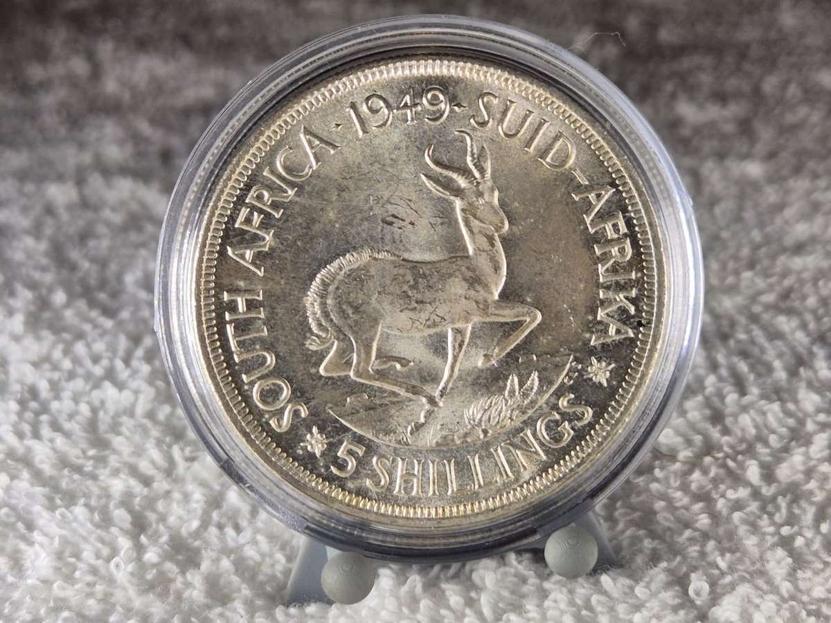 1947 South African Union 5 Shilling