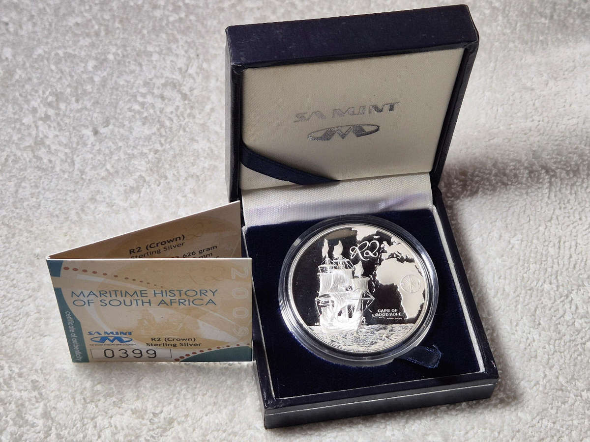 2009 Maritime Series 1oz R2 Proof coin - Drommedaris