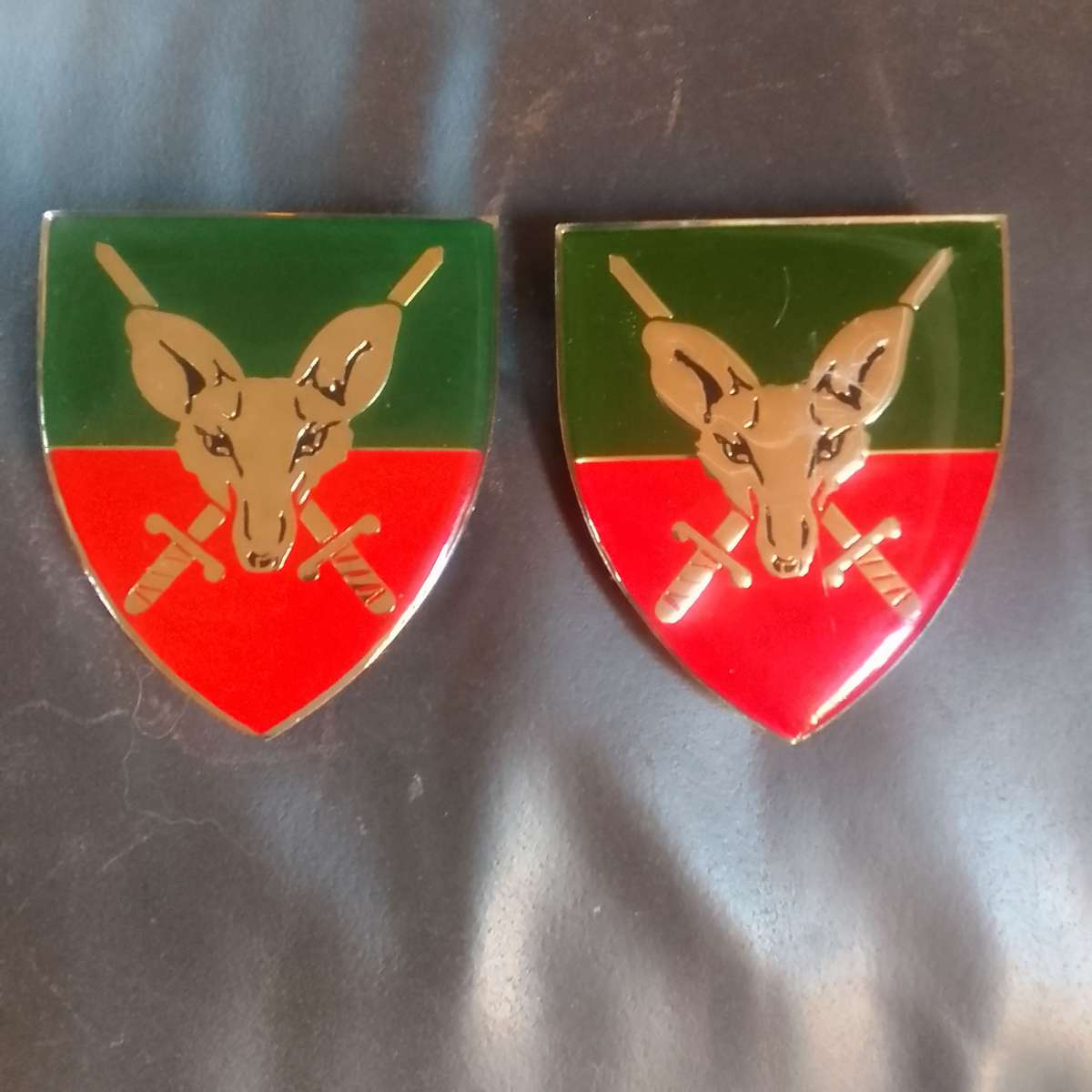 S.A Army Intelligence Corps set. (Colour error)