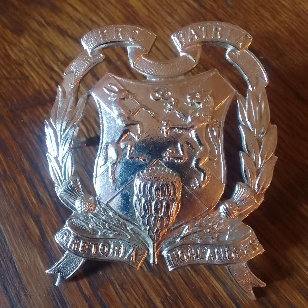 Pretoria Highlanders, Tam O Shanter Cap badge.