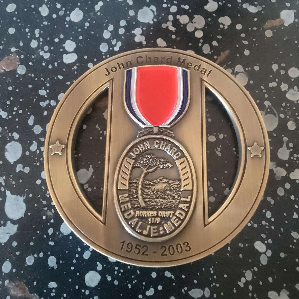 John Chard Medal coin. Dia. 50mm