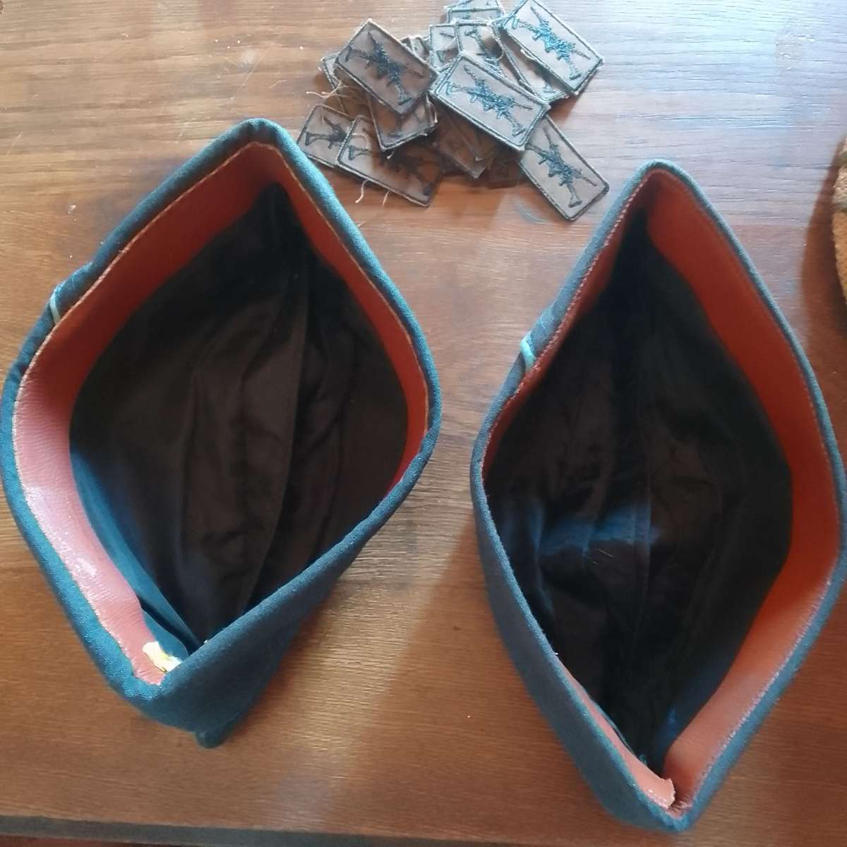 SA Air Force caps and 20 x  SWATF Marksman badges