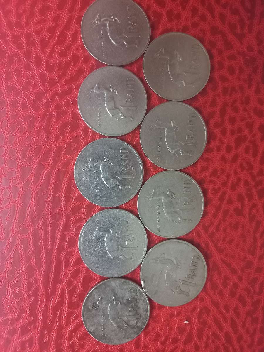 South Africa Springbuck coins.R1 (Sell per coin)See pics for dates.