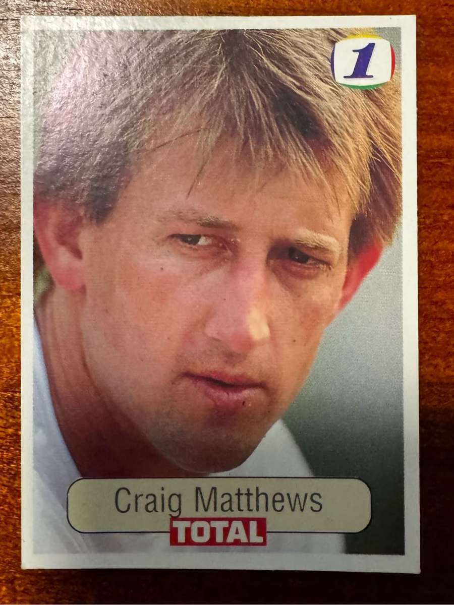 Cricket Card Total Craig Matthews