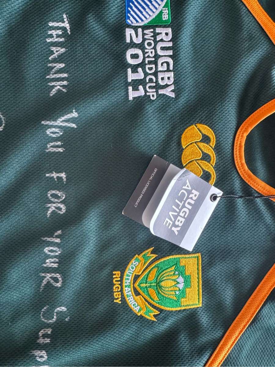Springbok Rugby Jersey Signed Gio Aplon
