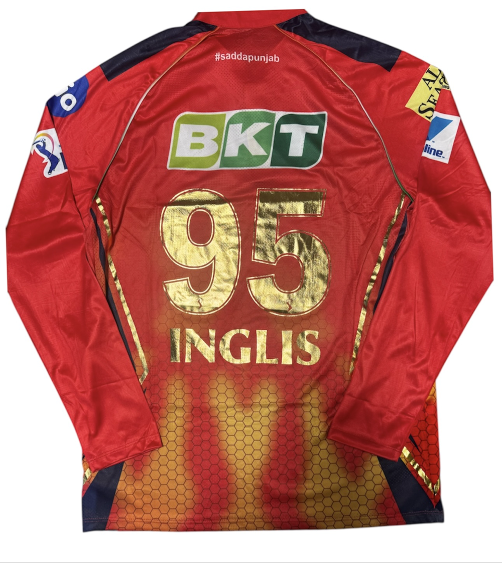 Cricket Jersey Josh Inglis Punjab Kings Size L