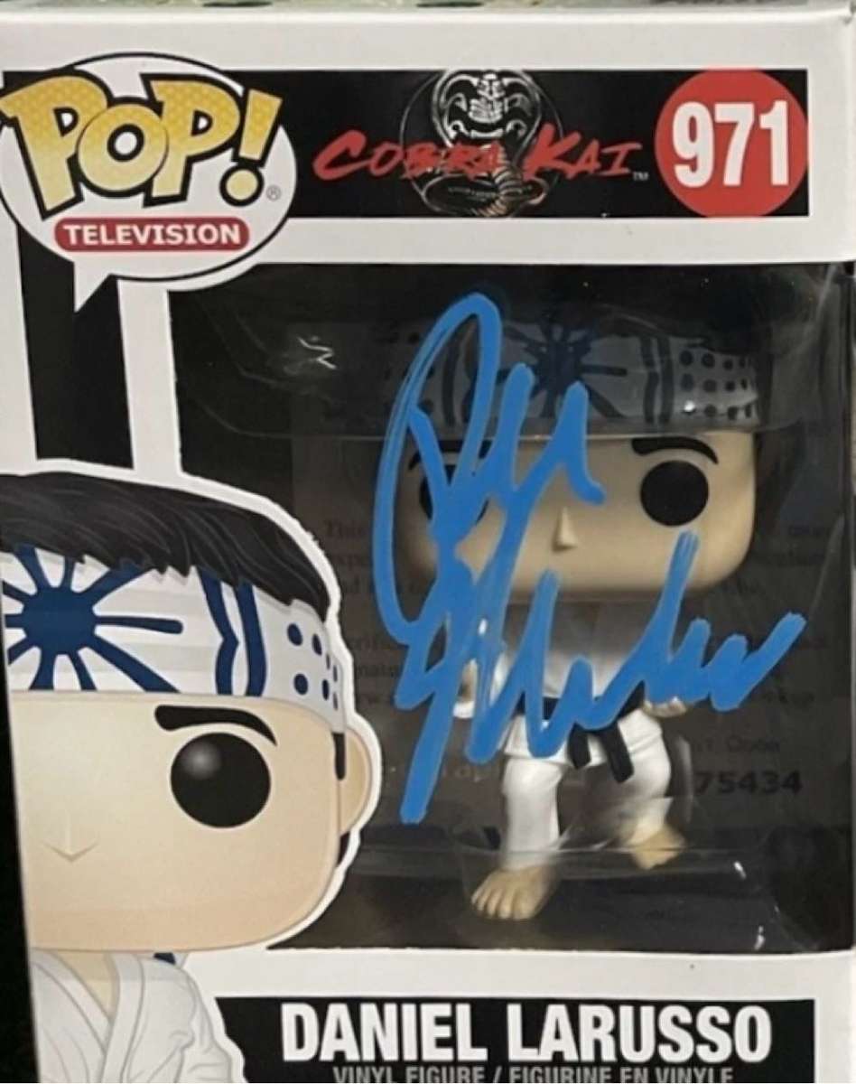 Cobra Kai Funko Pop Signed by Ralph Macchio