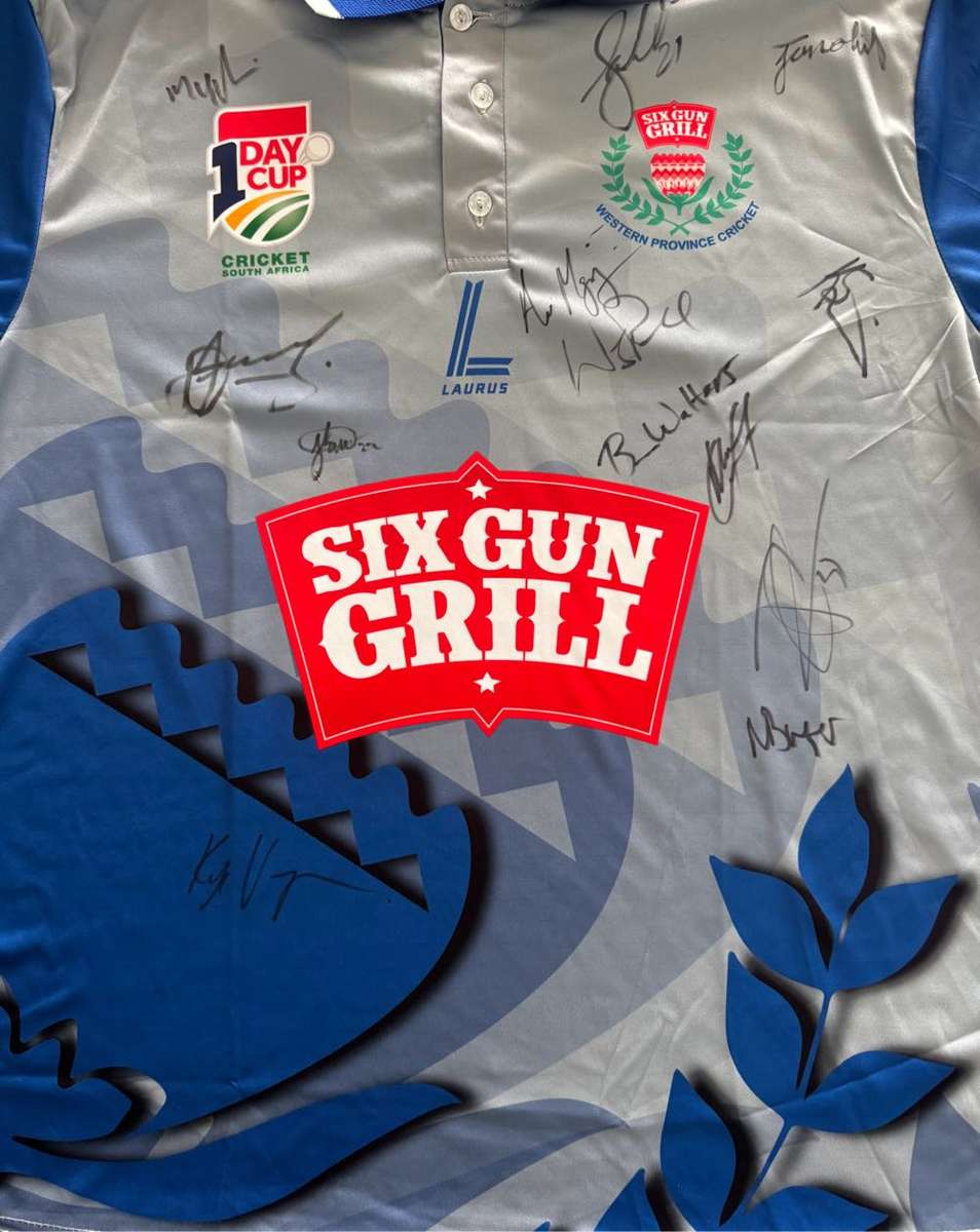 Cricket Jersey WP Signed By Squad