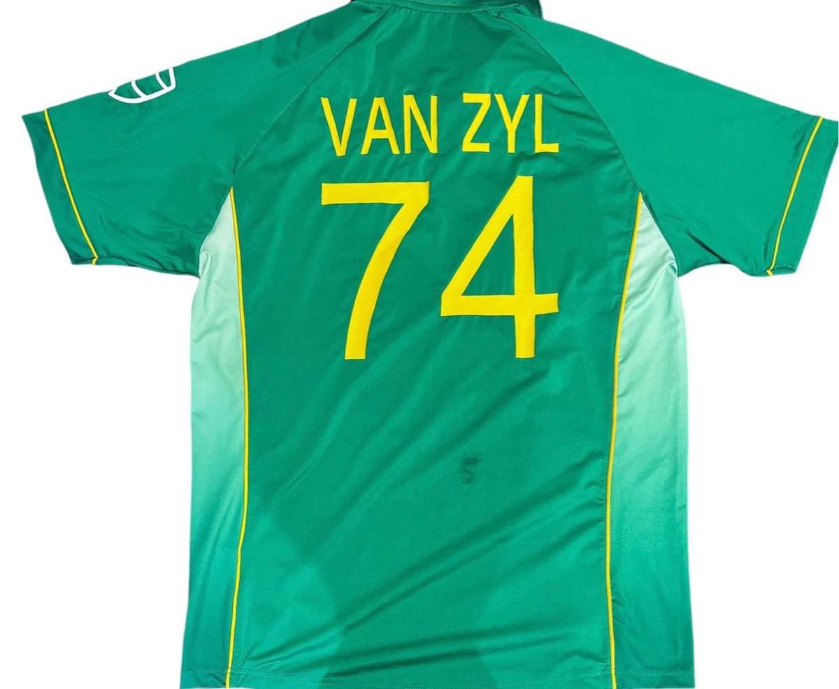 Cricket Jersey SA A Stiaan van Zyl-Signed