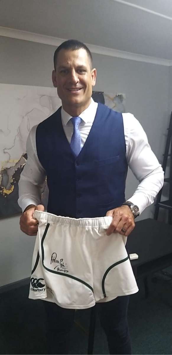 Springbok Short Signed Piere Spies