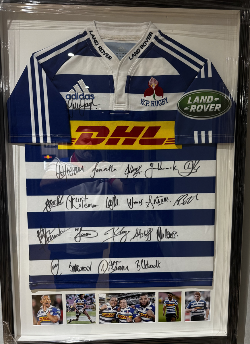 Rugby Jersey Signed and Framed WP