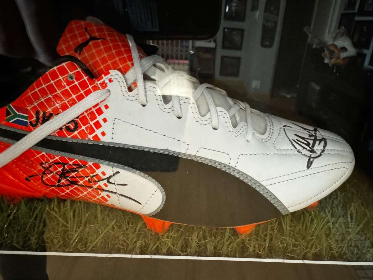 Rugby Boot Signed and Framed