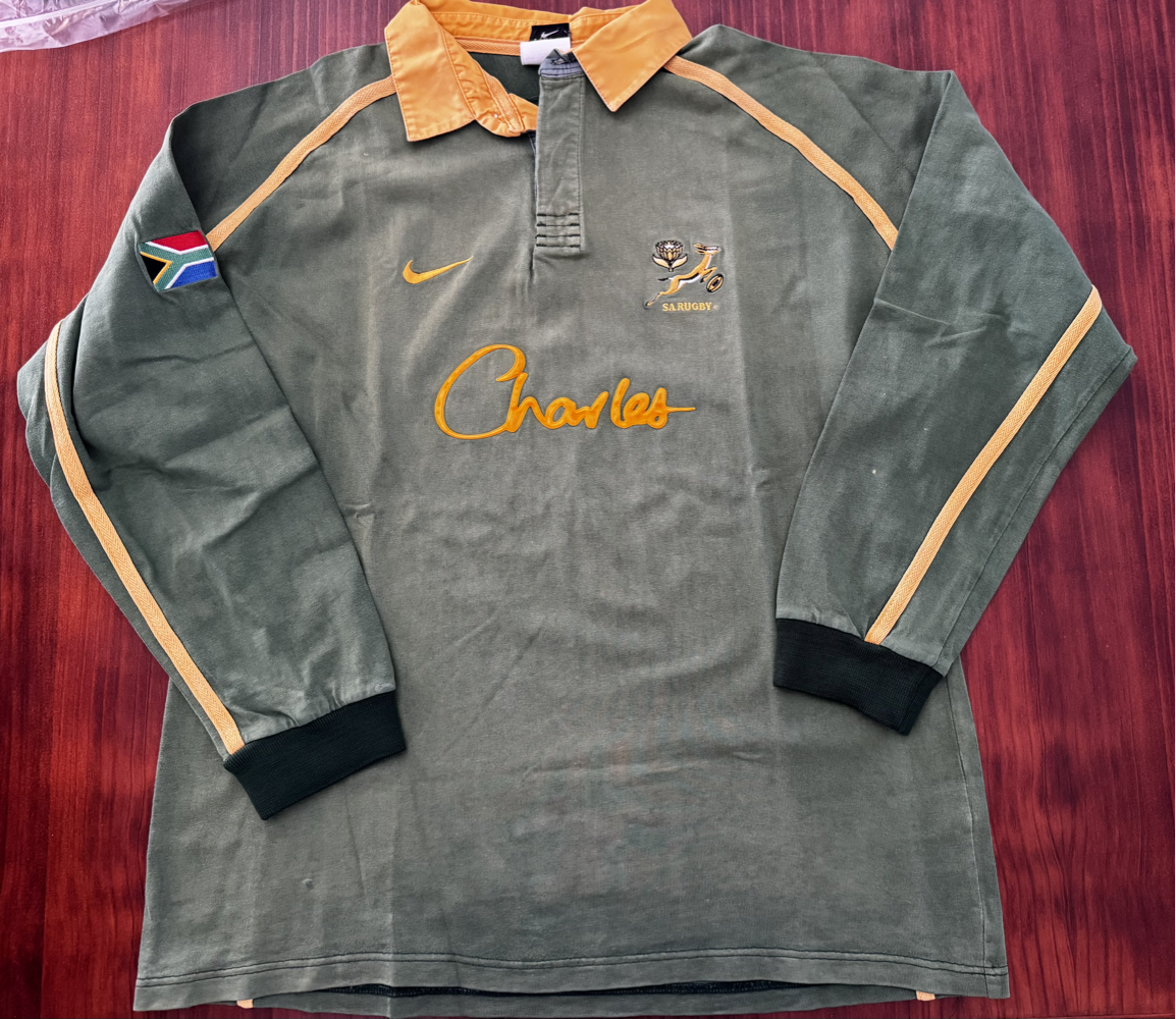Springbok Rugby Replica Size L(Jersey Faded)