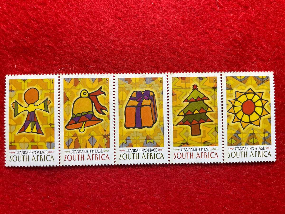 Christmas 1998 UMM Setenant strip of 5 stamps