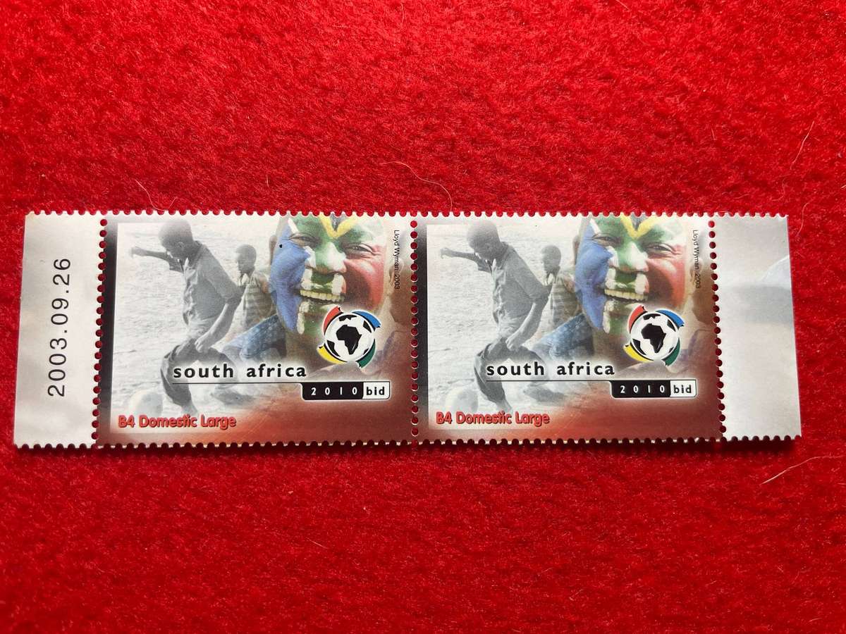 World Cup Soccer Bid UMM Set of 2 stamps