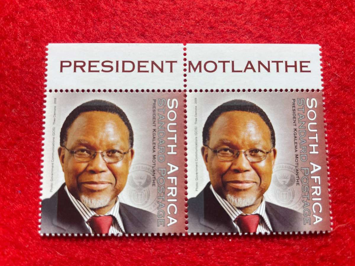 President Kgalema Mothanthe Pair of UMM Stamps