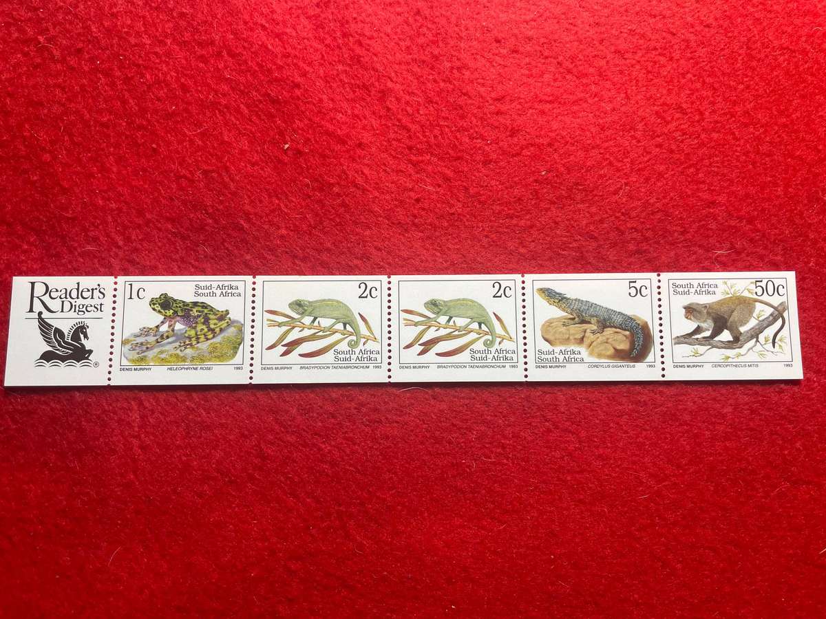 1995 Readers Digest Setenant Strip of 5 SACC 911