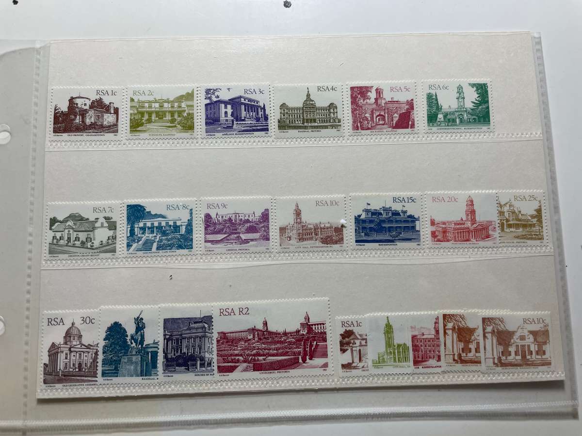 RSA 4th Definitive Series Mint Stamps