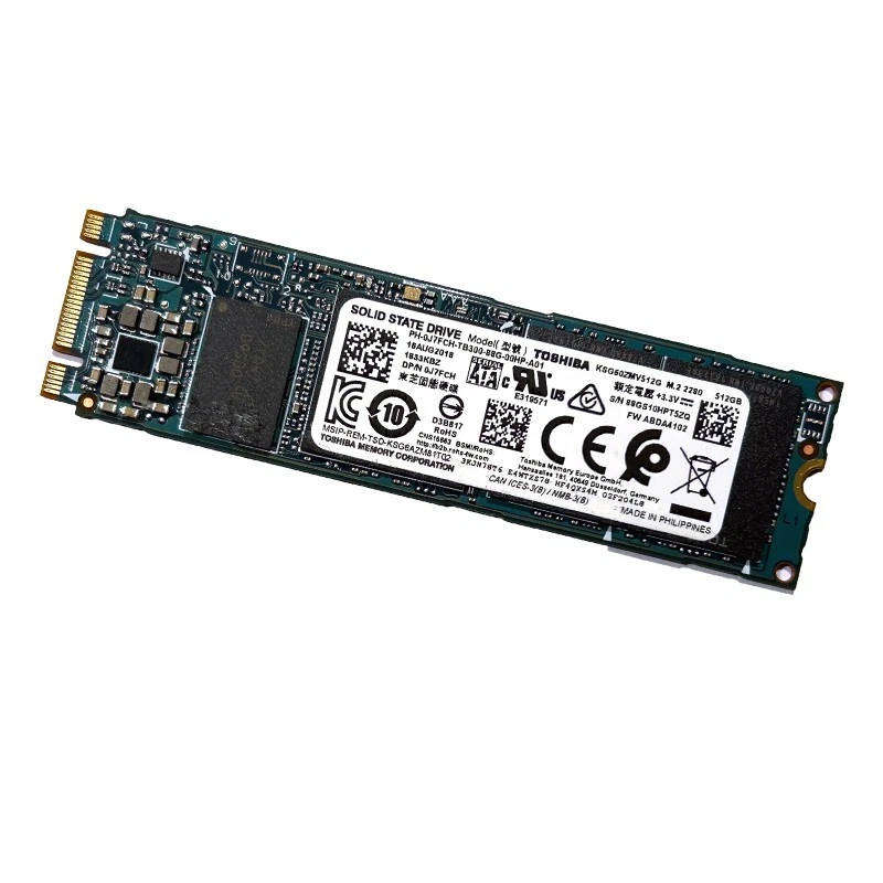 Toshiba M.2 2280 B&M SSD, KSG60ZMV512GB M.2 512GB