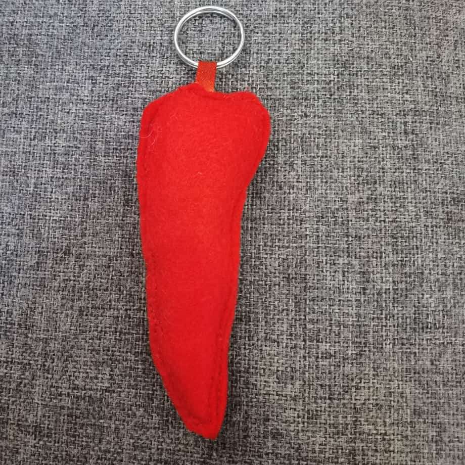 Chilli Pepper Velt Keyring
