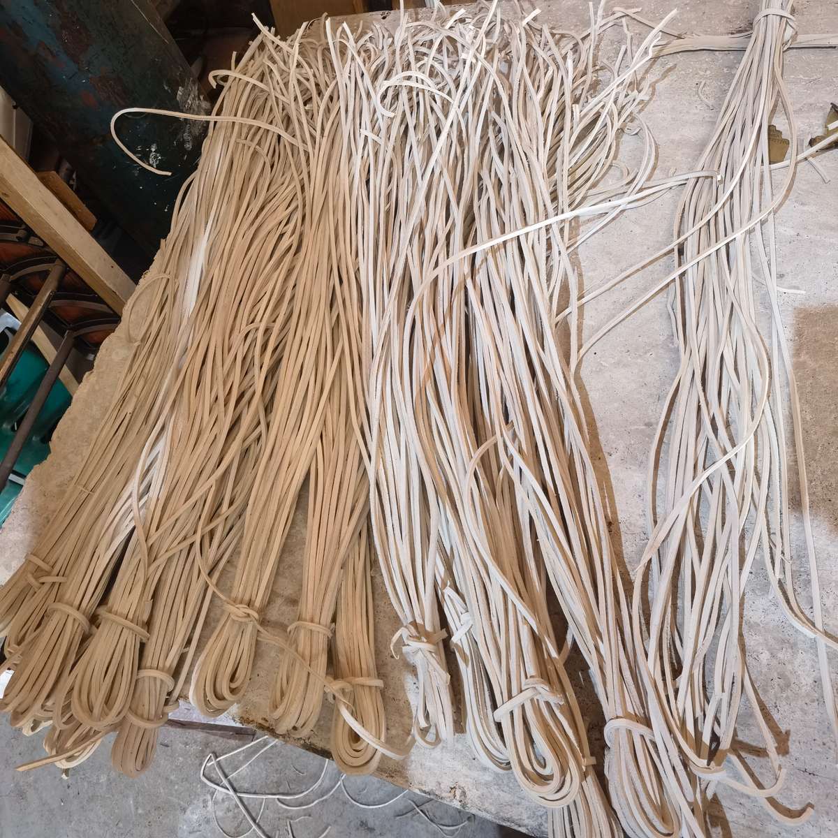 Riempie White Alum Chair Riempie (1.8m-2m) Each