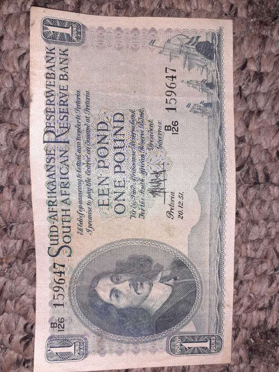 1951 one pound note