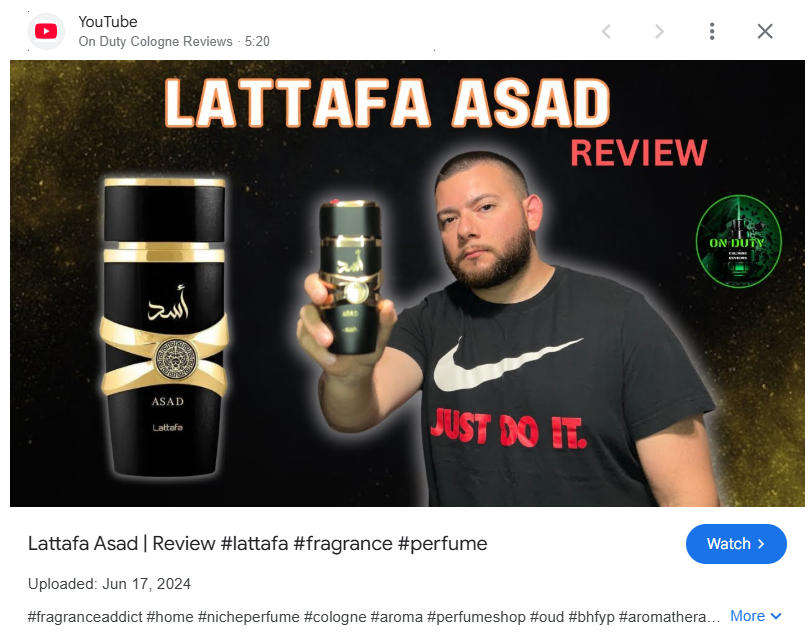 ASAD Eau De Perfum - By Lattafa 100ml - The Powerhouse Masculine Scent That Turns Heads