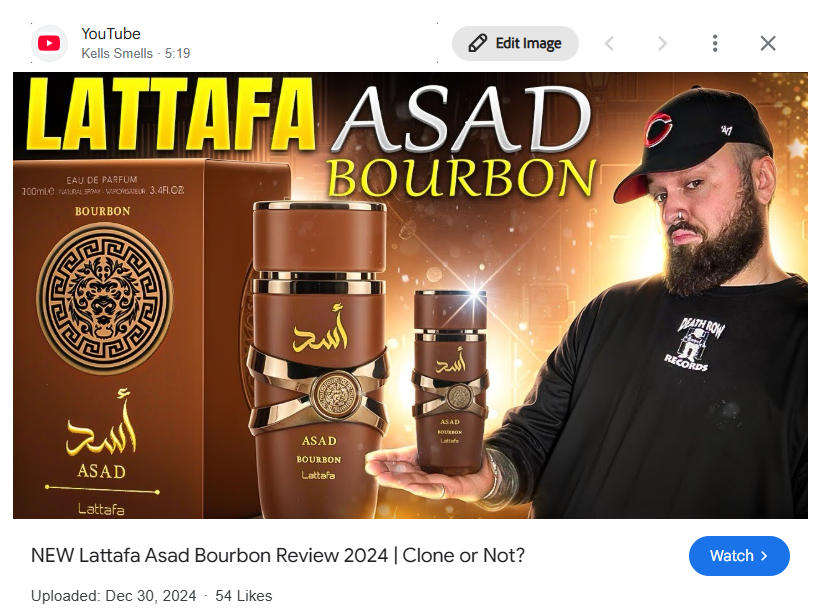 ASAD Bourbon by Lattafa 100ml - EAU DE Parfum  NEW RELEASE: Unleash the Compliments!