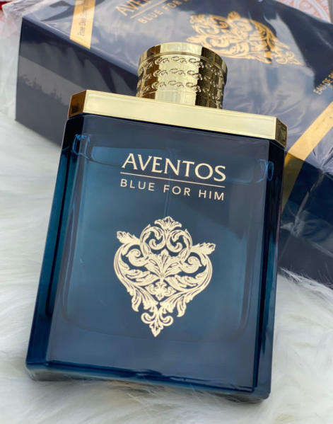 AVENTOS BLUE FOR HIM  Gift Set by Fragrance World 100ml plus Free Deo Spray inside