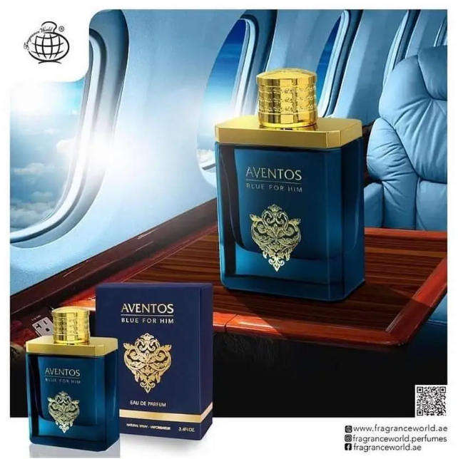 AVENTOS BLUE FOR HIM  Gift Set by Fragrance World 100ml plus Free Deo Spray inside